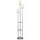 Lite Source Bess Brushed Nickel Metal 3-Light Floor Lamp