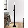 1_Lite Source Black Felinus Floor Lamp