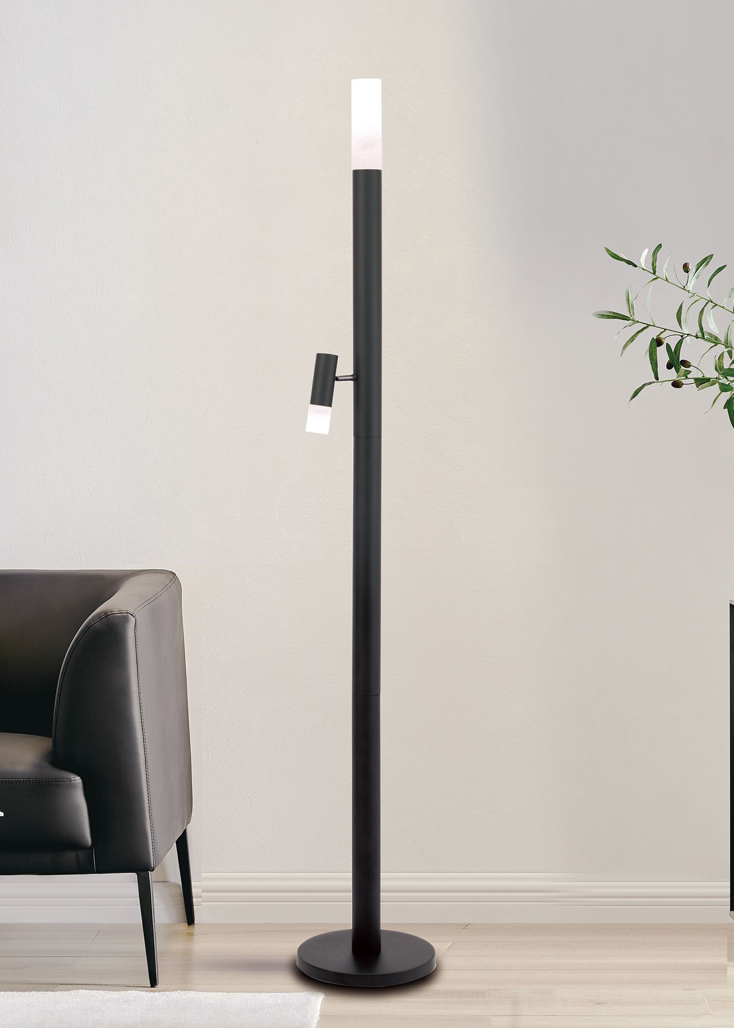 Image 4 Lite Source Black Felinus Floor Lamp more views