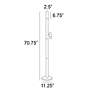 5_Lite Source Black Felinus Floor Lamp more views