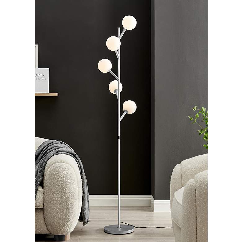 Image 1 Lite Source Blanca 71 1/2" High 5-Light LED Modern Floor Lamp