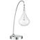 Lite Source Blummer Droplet Glass LED Desk Lamp