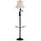 Lite Source Brandice Swing Arm Floor Lamp with Table Tray