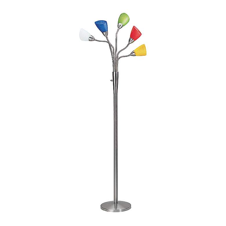 Image 1 Lite Source Calypso Five-Lite Floor Lamp