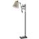 Lite Source Caprilla Brushed Nickel Extendable Floor Lamp