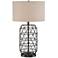 Lite Source Cassiopeia Black Metal Table Lamp