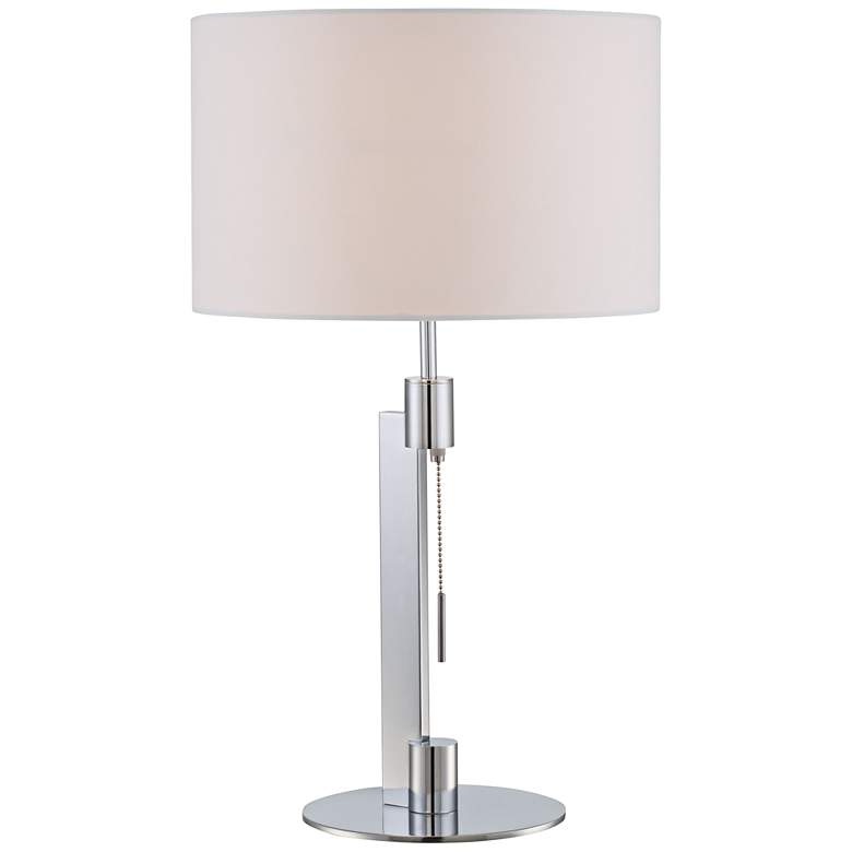 Image 1 Lite Source Catriona Chrome Metal Table Lamp