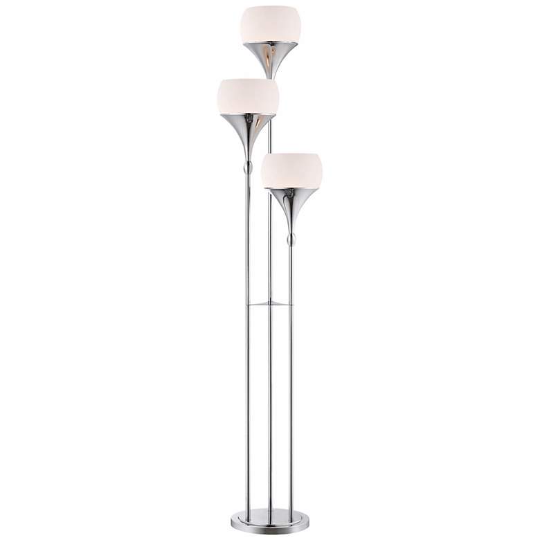 Image 1 Lite Source Celestel 65 inch High 3-Light Modern Floor Lamp