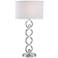 Lite Source Celestine Chrome Stacked 4-Ring Table Lamp