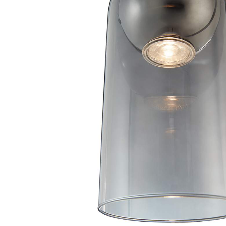 Image 5 Lite Source Chante 57 1/2" Modern Smoked Glass LED Floor Lamp more views