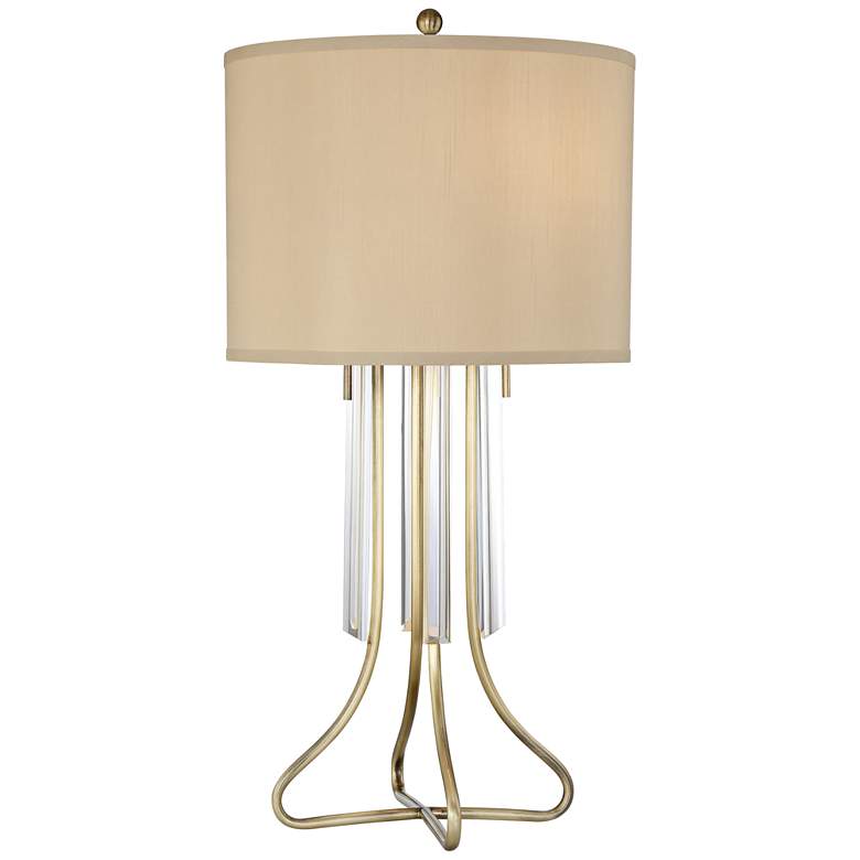 Image 1 Lite Source Chantelle Antique Brass Table Lamp