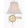 Lite Source Charleston Polished Brass Swing Arm Wall Lamp
