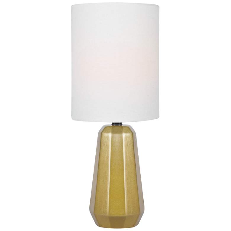 Image 1 Lite Source Charna 17 1/2 inchH Gold Ceramic Accent Table Lamp