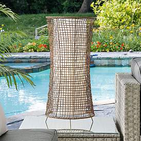 Image1 of Lite Source Cleavon Bronze Battery Powered Outdoor LED Cordless Table Lamp