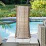 Lite Source Cleavon Bronze Battery Powered Outdoor LED Cordless Table Lamp