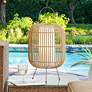 Lite Source Clement Bronze Battery Powered Outdoor LED Cordless Table Lamp