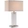 Lite Source Clifton Brushed Nickel 2-Light Table Lamp