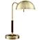 Lite Source Clouseau Antique Brass Metal Desk Lamp