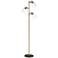 Lite Source Colinton Antique Brass 3-Light Metal Floor Lamp