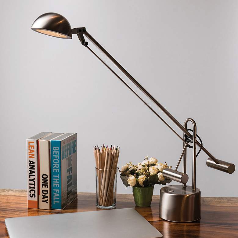 Image 1 Lite Source Counter 29 inch Modern LED Balance Arm Desk Lamp