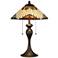 Lite Source Creason Tiffany Art Nouveau Accent Table Lamp