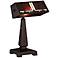 Lite Source Crimson Tiffany Style Banker Desk Lamp