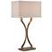 Lite Source Cruzito 29" High Modern Brass Table Lamp