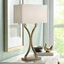 Lite Source Cruzito 29" High Modern Brass Table Lamp