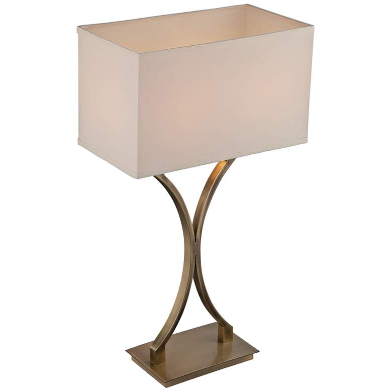 Image 3 Lite Source Cruzito 29 inch High Modern Brass Table Lamp more views