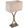 Lite Source Cruzito 29" High Modern Brass Table Lamp