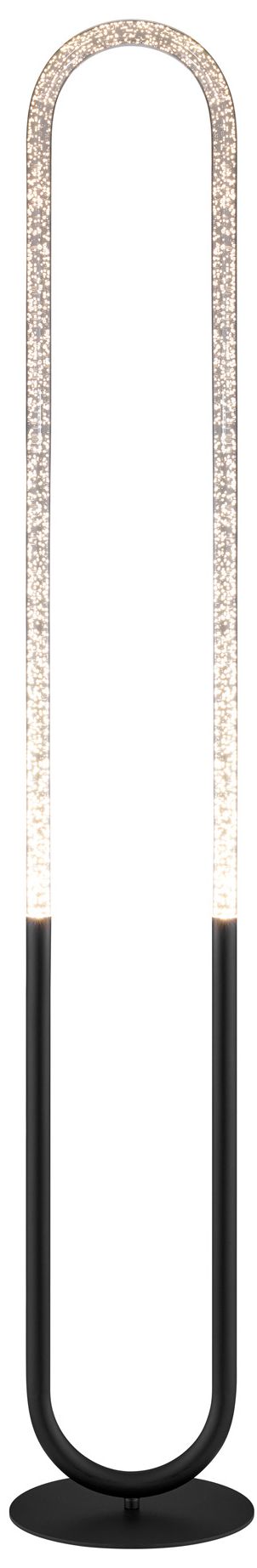 Lite Source Cubby 55" High Matte Black Modern LED Floor Lamp