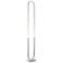 Lite Source Cubby 55" HIgh Modern Oval Chrome LED Floor Lamp