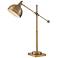 Lite Source Cupola 30" High Brass Adjustable Balance Arm Desk Lamp