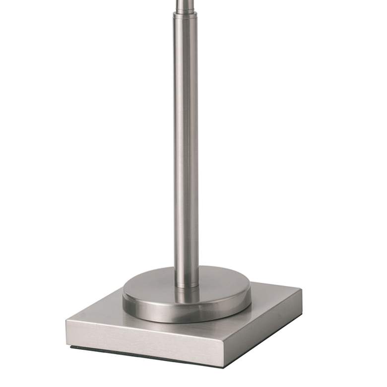Image 4 Lite Source Cupola 30" High Brushed Nickel Metal Desk Table Lamp more views