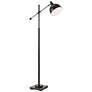 2_Lite Source Cupola Adjustable Height Bronze Metal Task Floor Lamp