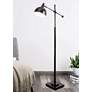 1_Lite Source Cupola Adjustable Height Bronze Metal Task Floor Lamp