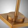 5_Lite Source Cupola Adjustable Height Brushed Brass Downbridge Floor Lamp more views