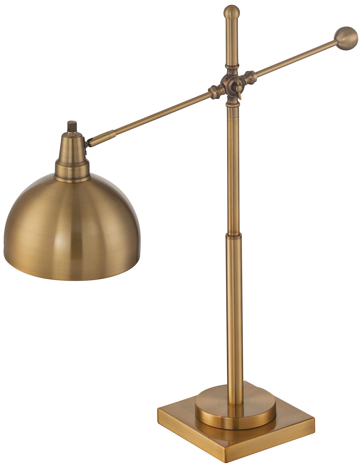 brushed gold desk lamp