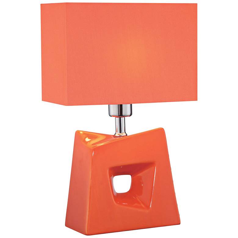 Image 1 Lite Source Cynthia Orange Contemporary Table Lamp