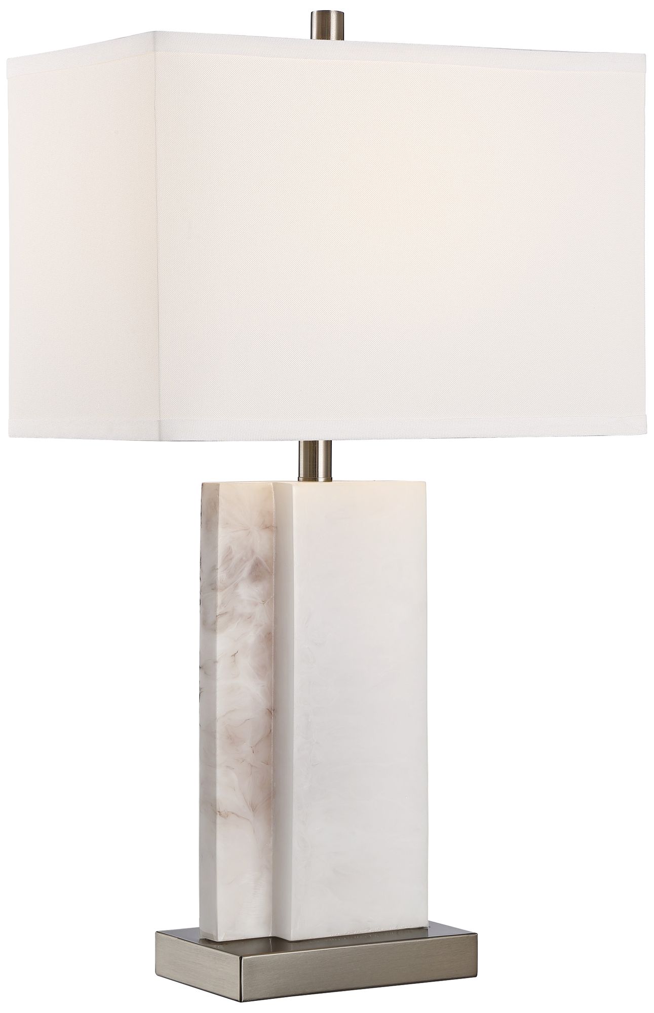 Lucite store table lamps