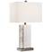 Lite Source Dacey Marble Lucite Table Lamp