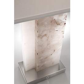 Image2 of Lite Source Dacey Marble Lucite Table Lamp more views