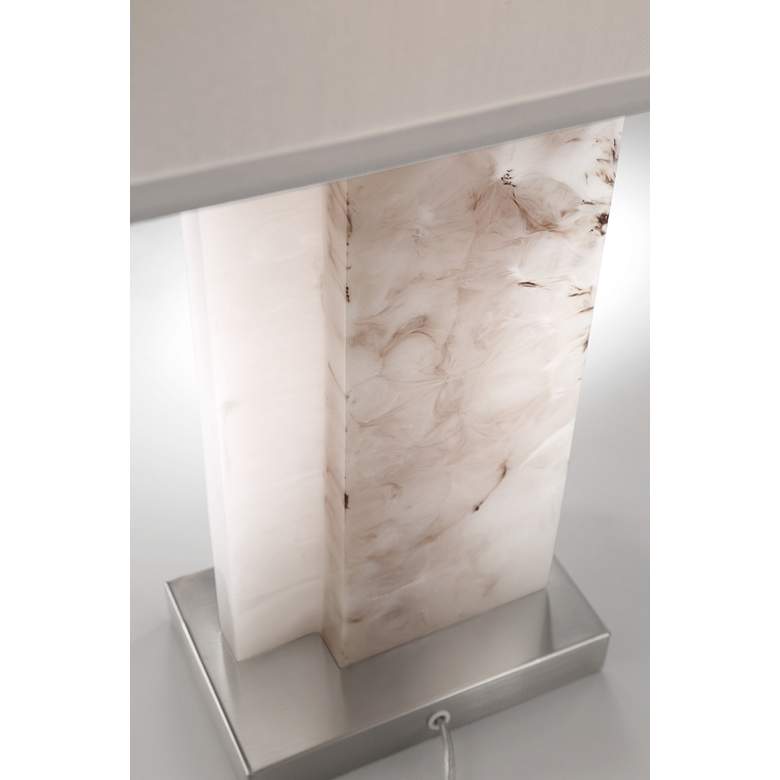 Image 2 Lite Source Dacey Marble Lucite Table Lamp more views