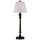 Lite Source Dark Brown Candlestick Table Lamp