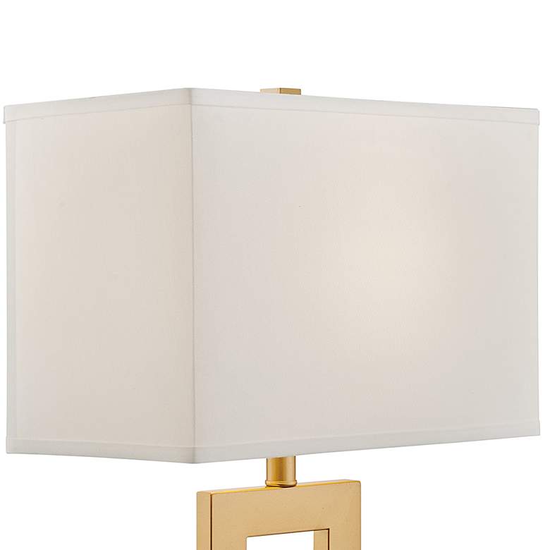 Image 3 Lite Source Darrello 30" Gold Table Lamp with LED Night Light more views