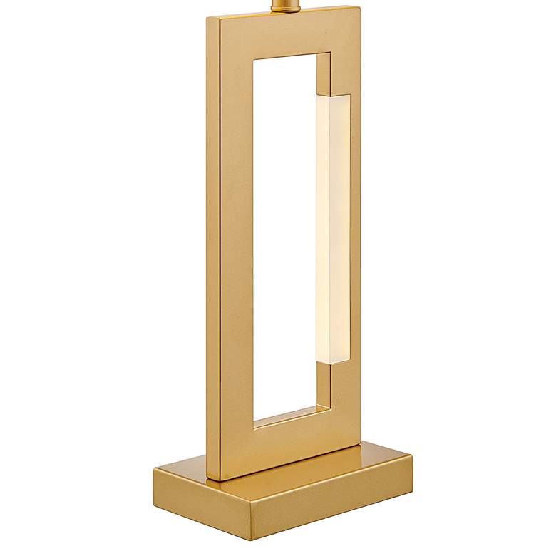 Image 4 Lite Source Darrello 30" Gold Table Lamp with LED Night Light more views