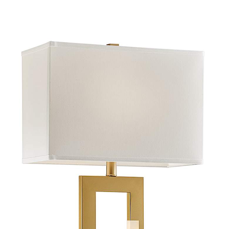 Image 3 Lite Source Darrello 61" Modern Gold Floor Lamp with LED Night Light more views