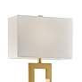 Lite Source Darrello 61" Modern Gold Floor Lamp with LED Night Light
