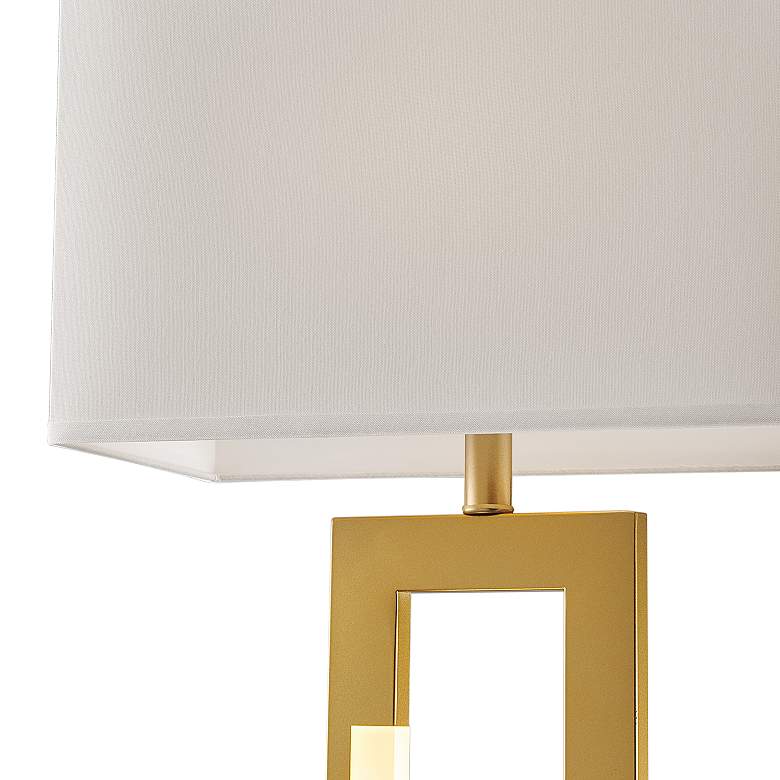 Image 5 Lite Source Darrello 61" Modern Gold Floor Lamp with LED Night Light more views