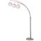 Lite Source Deion 93" High 3-Light Modern Hanging Arc Floor Lamp
